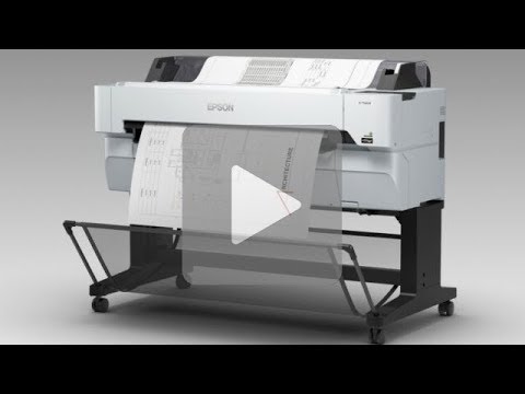 Широкоформатный МФУ Epson SC-T5400M-MFP, видео 1