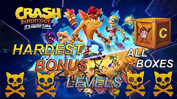 HARDEST BONUS LEVELS CRASH BANDICOOT 4 IT
