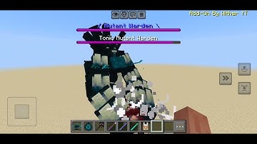 Mutant warden(provaragers black stone) vs Tonic Mutant Warden (minecraft mob battle)