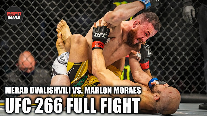FULL FIGHT: Merab Dvalishvili vs. Marlon Moraes from UFC 266 | ESPN MMA