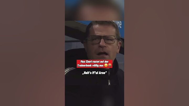 Max Eberl rastet völlig auf der Trainerbank aus | 🤬😠