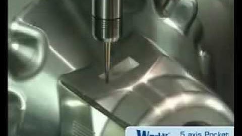 CNC 5 axis pocket milling-machining
