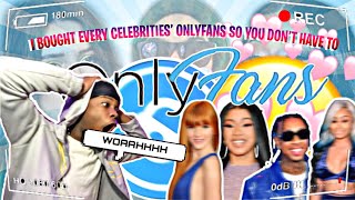 I Bought Every Celebrities’ OnlyFans So You Don’t Have To ! REACTION !!!