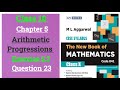 ML Aggarwal Class 10 maths chapter 5 Arithmetic Progressions exercise 5.2 question 23 new syllabus