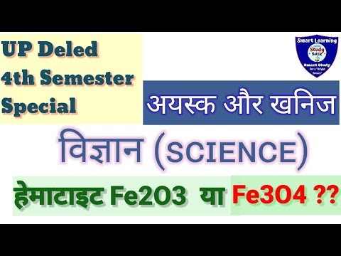 अयस्क & खनिज | UP Deled 4th Semester. परिभाषा, अंतर, प्रमुख अयस्क | Hematite, Galena, Chalcopyrite.