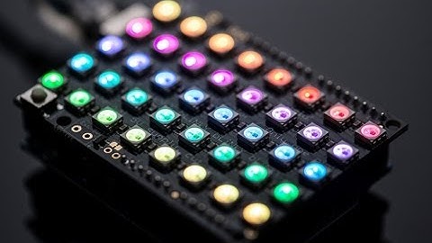 Adafruit NeoPixel Shield for Arduino - 40 RGB LED Pixel Matrix popping out of the reflow oven!