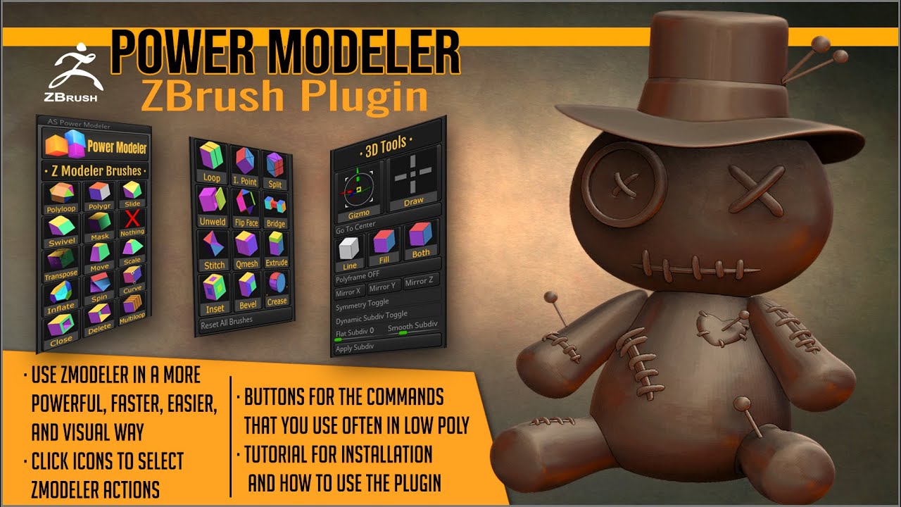 how to zbrush plugin