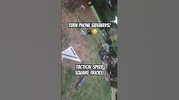 Tactical Speed Square Tricks! #shorts #fyp #skills #tricks #ninja