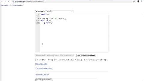 Re split HackerRank Python