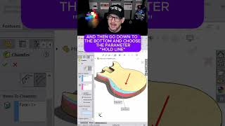 COMPLEX SHAPES using Chamfer #solidworks #advanced #surface #parts #variable