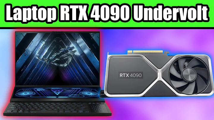 Undervolt your Laptop RTX 4090 for more FPS and Lower Temperature! - Tutorial