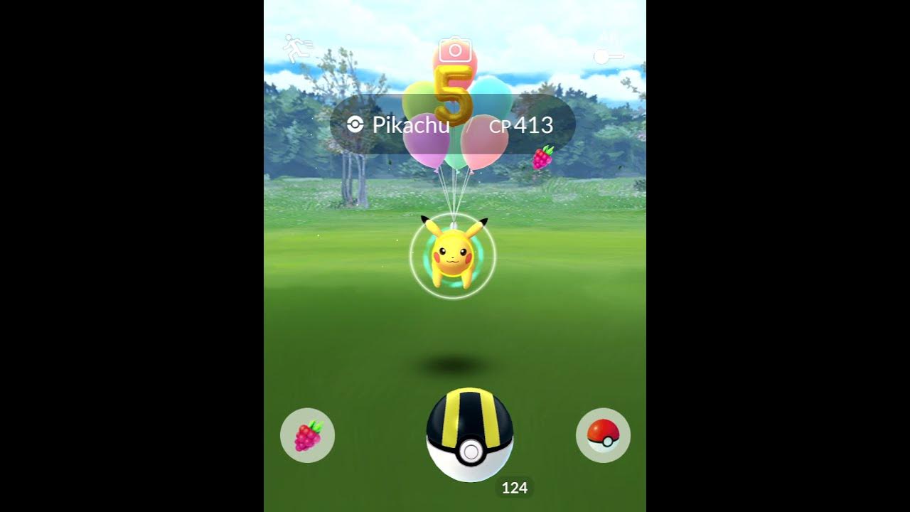 Pokémon GO Shiny Pikachu Flying With Balloon – Mini Account (Read Describe)  - PoGoFighter