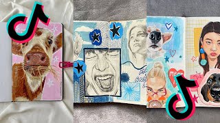 ART SKETCHBOOK 📖 TIKTOK compilation [NO OUTROS] | Read desc #154