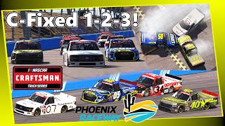 IRacing | C-Fixed @ Phoenix Raceway | 1-2-3 Finish &amp; Funny Moments!