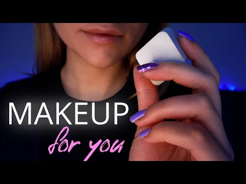 ASMR Makeup Layered Sounds Personal Attention Spa Roleplay Face Massage | Hand Movements