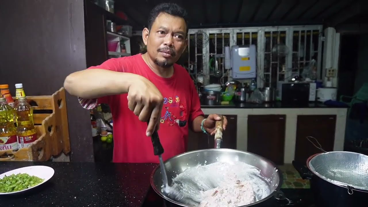 ยำถั่วพูยำมันๆ ถั่วไม่ดำ สดกรอบน้ำยำแซ่บอร่อย โหน่งโชว์