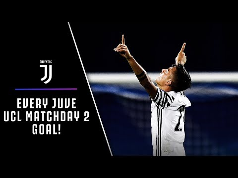 EVERY JUVENTUS CHAMPIONS LEAGUE MATCHDAY 2 GOAL!