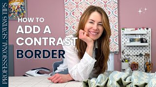 How to Add a Contrast Border to Curtains | Simple & Universal Method screenshot 4