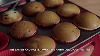 HOLSTEIN HOUSEWARES 12-COUNT CUPCAKE MAKER HU-09006