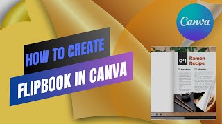 How To Create Flip Book / E-Book In Canva | Digital Book With Flipping Pages|Canva Flipbook Tutorial