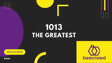 1013 - The Greatest | Beecrowd Problem Solution Tutorial