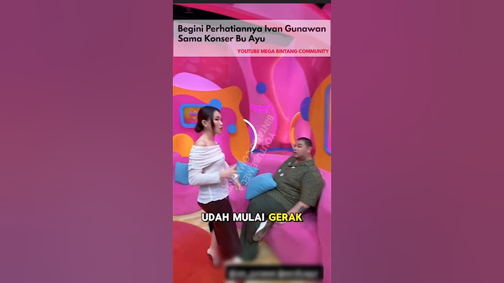 Begini Perhatiannya Ivan Gunawan Sama Konser Bu Ayu #ivangunawan #ayutingting