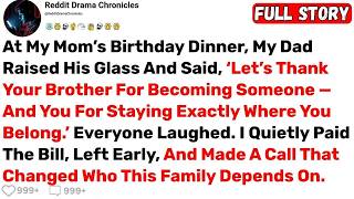 At My Mom’s Birthday Dinner, My Dad Raised His Glass And Said, ‘Let’s      Best Reddit Stories