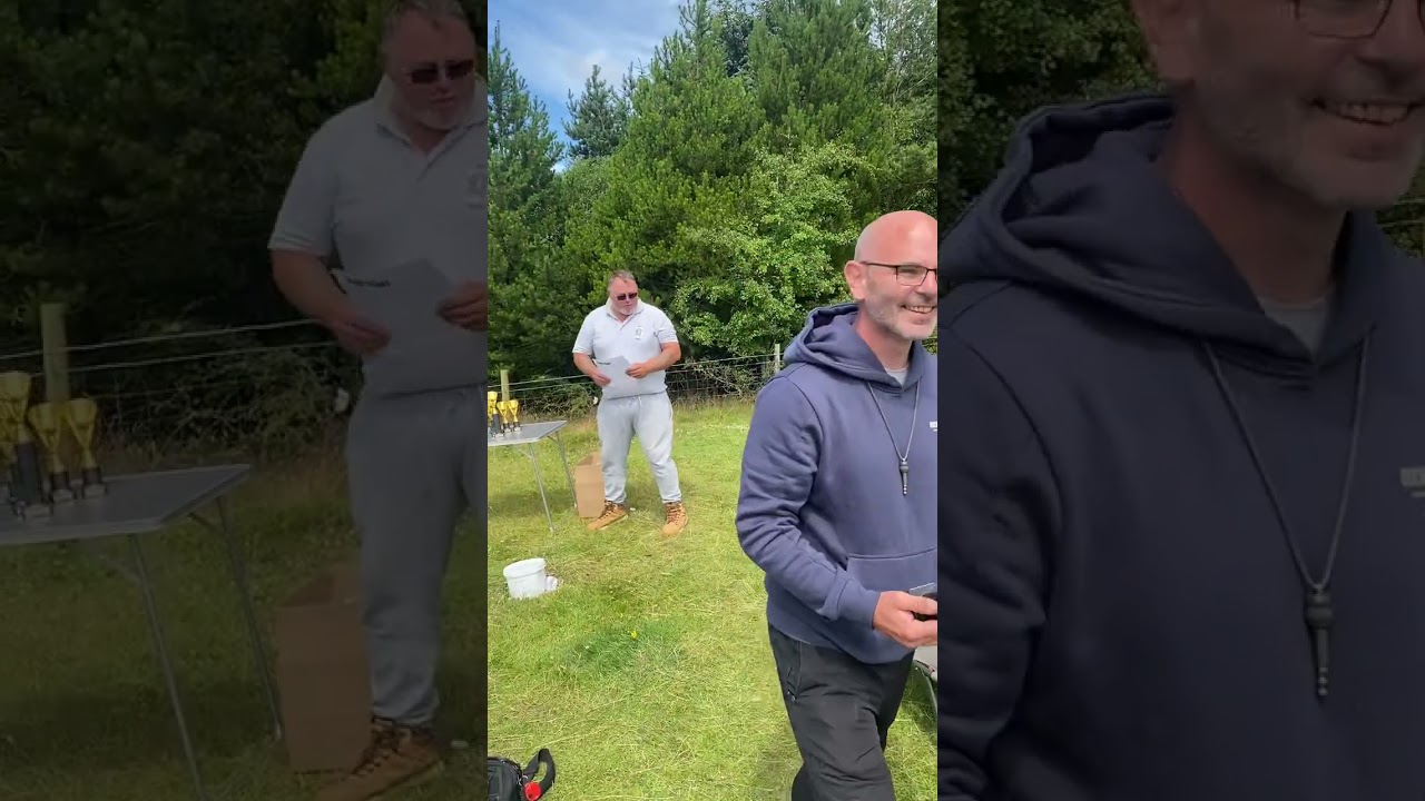 TEAM HAWKS catapult hunters course trophy hand out