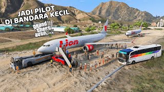 MENJADI PILOT PESAWAT LION AIR - GTA 5 MOD screenshot 2