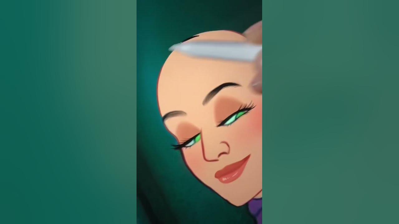 OMG! 😳Lady Tremaine when she was✨YOUNG✨ #disney #digitalart #procreate #art #cinderella #villain