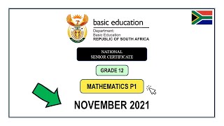 FULL MEMO Grade 12 Mathematics Paper 1 November 2021