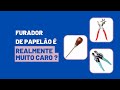 FURADOR DE PAPELÃO É REALMENTE MUITO CARO? | BELA PAPELARIA