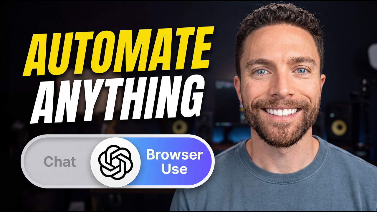 10 Incredible Things ChatGPT Browser Use Can Do (Automate Everything): video thumbnail
