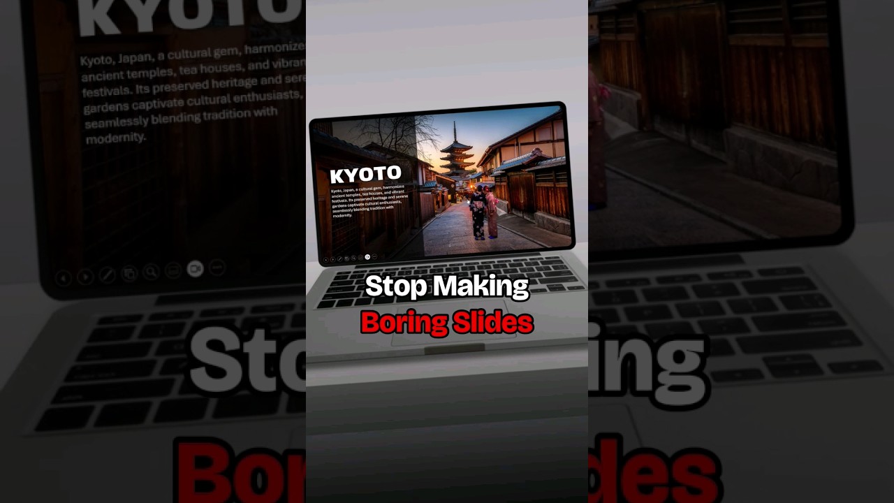 Stop making boring slides. #ppt #powerpointtutorial #powerpoint #design #student