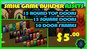 Smile Game Builder Assets - Dark Door Pack