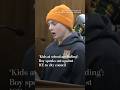 ‘Kids at school are hiding’: Boy speaks out against ICE to city council