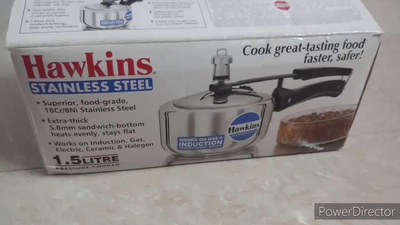 Hawkins pressure cooker stainlessness steel review YouTube