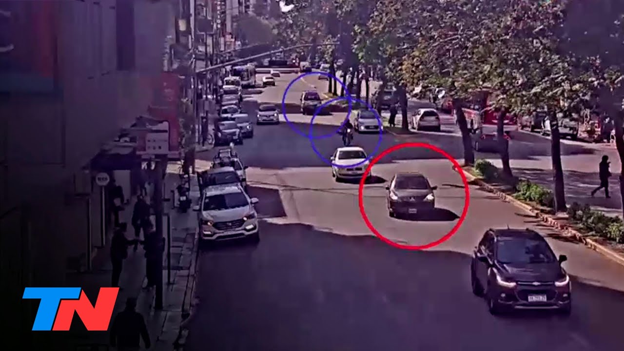 Vicente López | Persecución cinematográfica y choque a plena luz del día sobre la Avenida Maipú