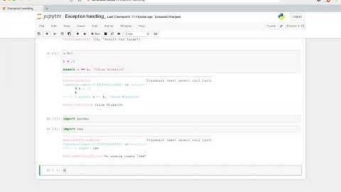 10. Errors and Exception Handling - Python for Data Science