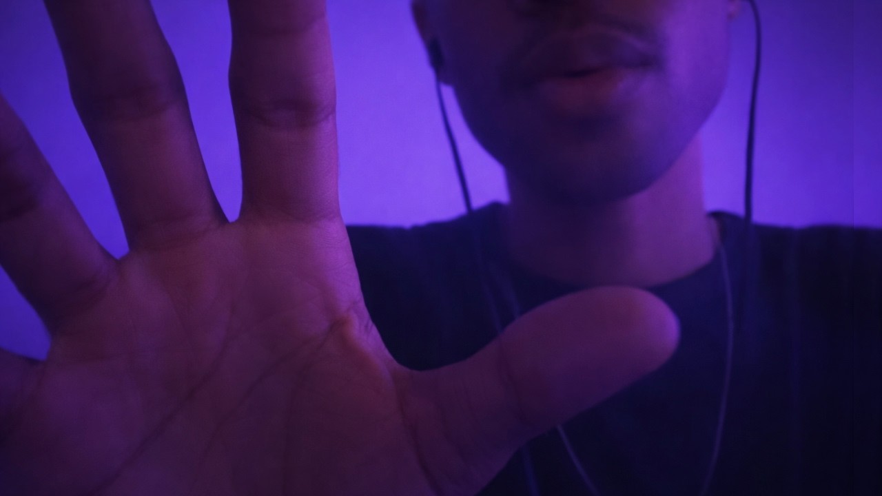 Gentle Hand Movements 🌙 Close Up ASMR