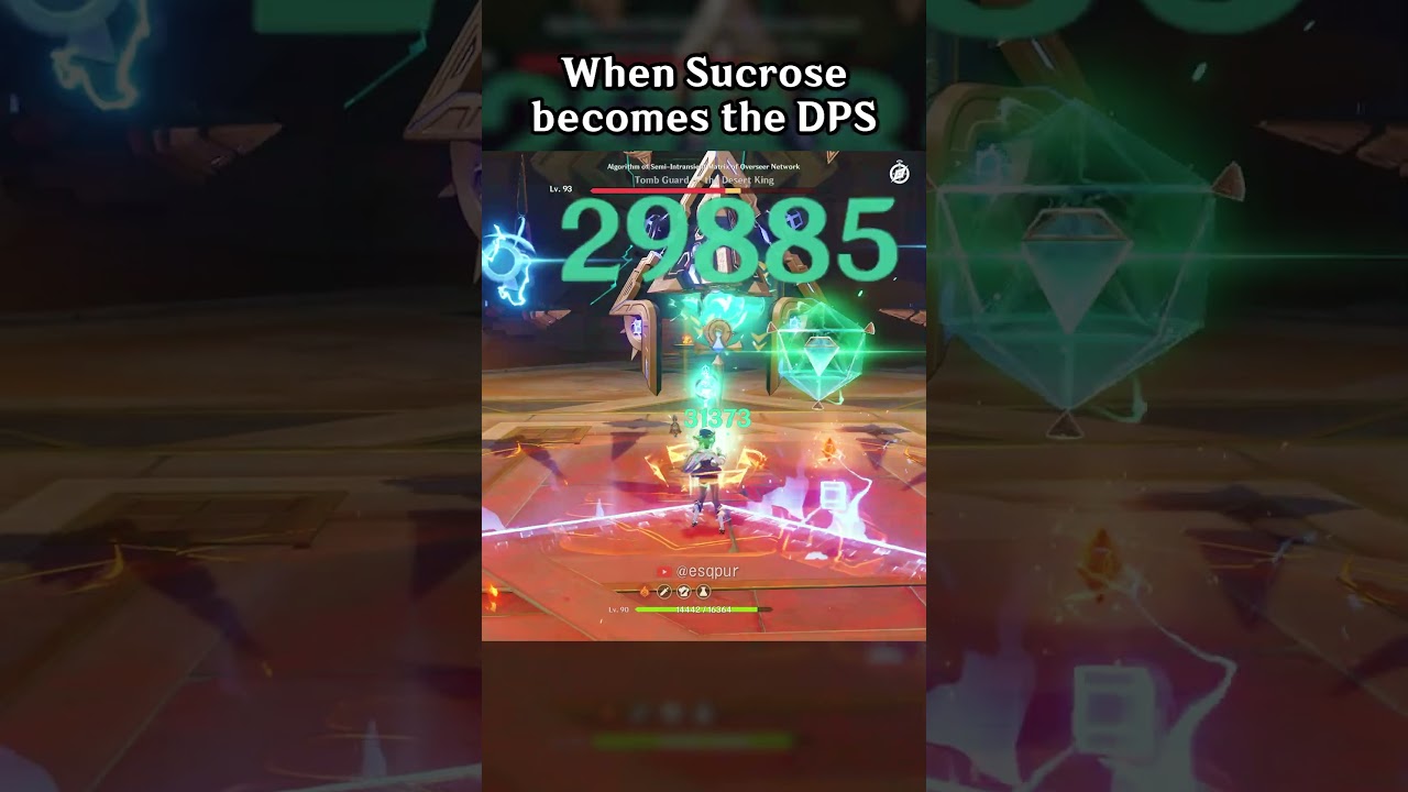WHEN SUCROSE BECOMES THE DPS