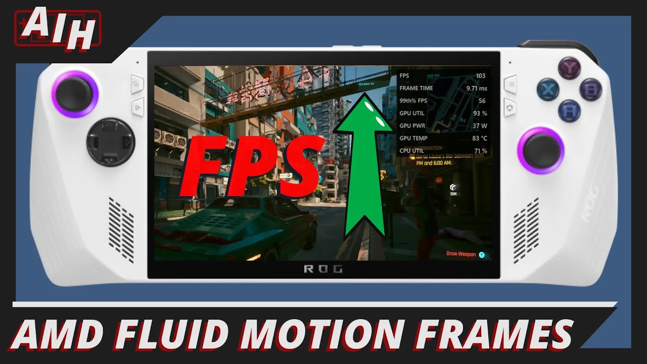 We Test Out 4 AAA Games Using AMD Motion Frames On The Rog Ally 