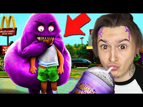 НЕ ПРОБУЙ СМЕРТЕЛЬНЫЙ ГРИМАС ШЕЙК ИЗ МАКДОНАЛЬДСА!! (Grimace Shake)