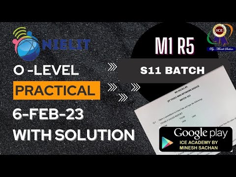 O level Practical exam paper solution Jan23 | O LEVEL PRACTICAL solution