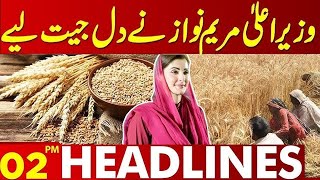 Punjab Govt Big Decisions | Maryam Nawaz  Take An Action | 02 PM Headlines Lahore News HD