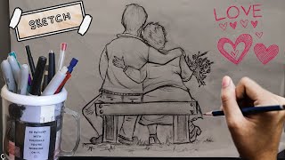 رسومات معبره جدا | رسومات سهله تعبر عن الحب | رسومات عيد الحب | رسومات كابلز