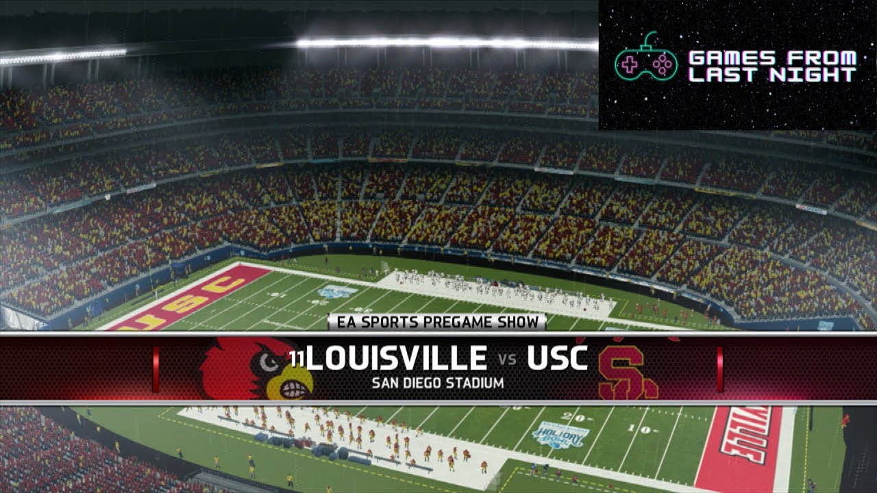 EA Sports NCAA Football 14 Exhibition Game Louisville vs USC