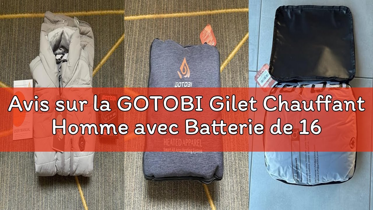 Gilet Chauffant Femme 9 Zones Avec Batterie 16000mAh - Veste Chauffante Léger 4 En 1