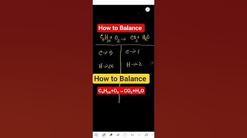 How to Balance C9H20 + O2 → CO2 + H2O | Step-by-Step Hydrocarbon Combustion Reaction