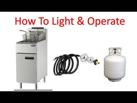 How To Light & Operate Your Standalone Commercial Deep Fryer In The Country At A Fish Fry